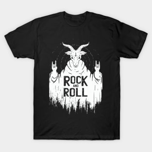 Satan Rock and Roll // Funny Devil Rock T-Shirt